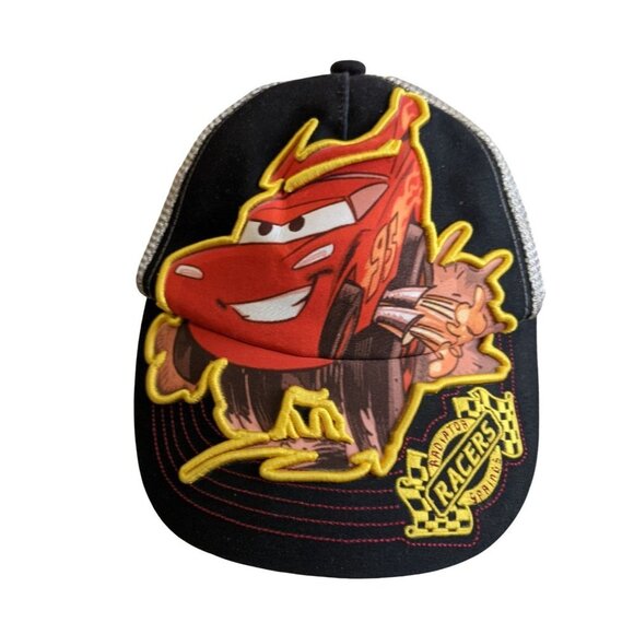 Disney Parks Lightning McQueen Kids Trucker Hat Mesh Back  Embroidered - Picture 7 of 8